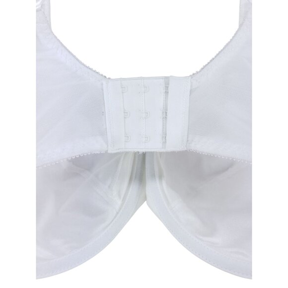 Bali Satin Tracings Bra 36G White Full Figure Minimizer Underwire - Picture 3 of 6